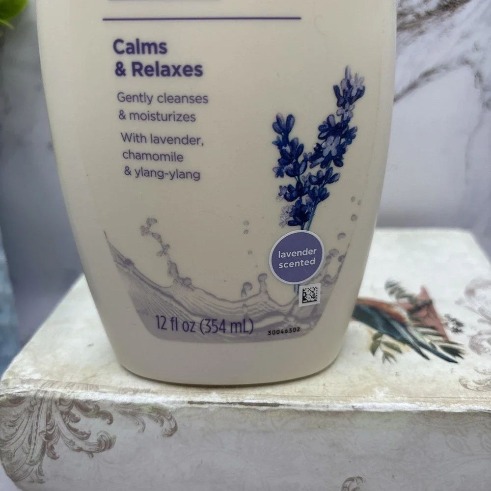 Aveeno Body Wash Stress Relief Lavender 12 oz New Purple Cap DISCONTINUED